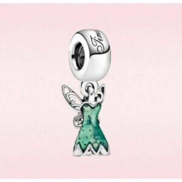 PANDORA Disney Tinkerbell Dress Charm - Picture 1 of 2